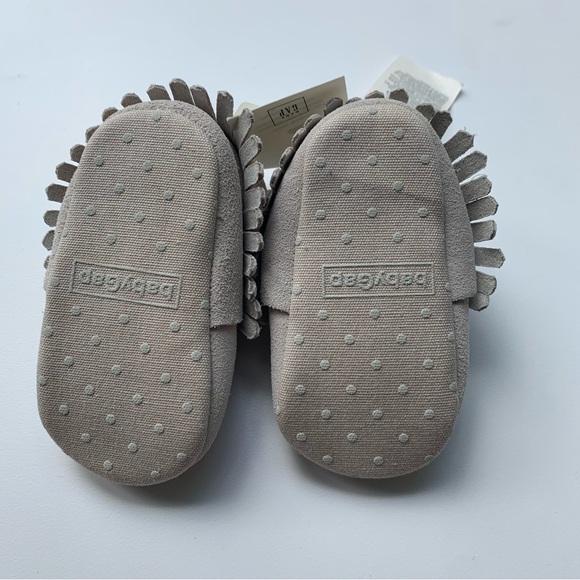 GAP Baby unisex leather mocassins 6-12m NWT - Picture 5 of 5
